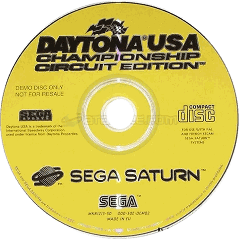 Disque Daytona USA Championship Circuit Edition Demo — PAL Europe