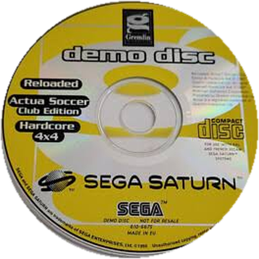 Disque Gremlin Demo Disc 610-6675 — PAL Europe