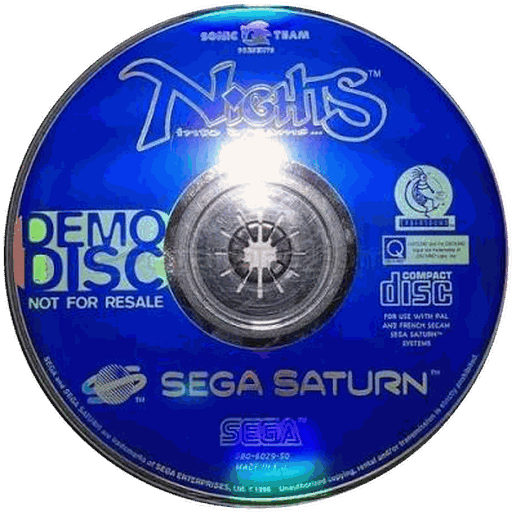 Disque NiGHTS into Dreams Demo Disc — PAL Europe