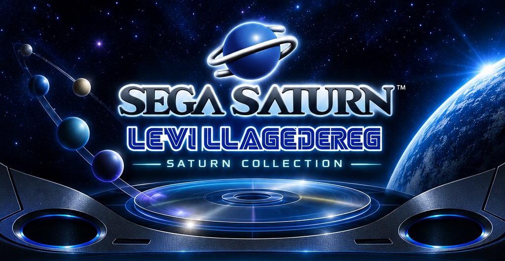 SEGA SATURN · LEVILLAGEDEGREG · SATURN COLLECTION, tableau de bord Saturn avec disque central et orifices latéraux
